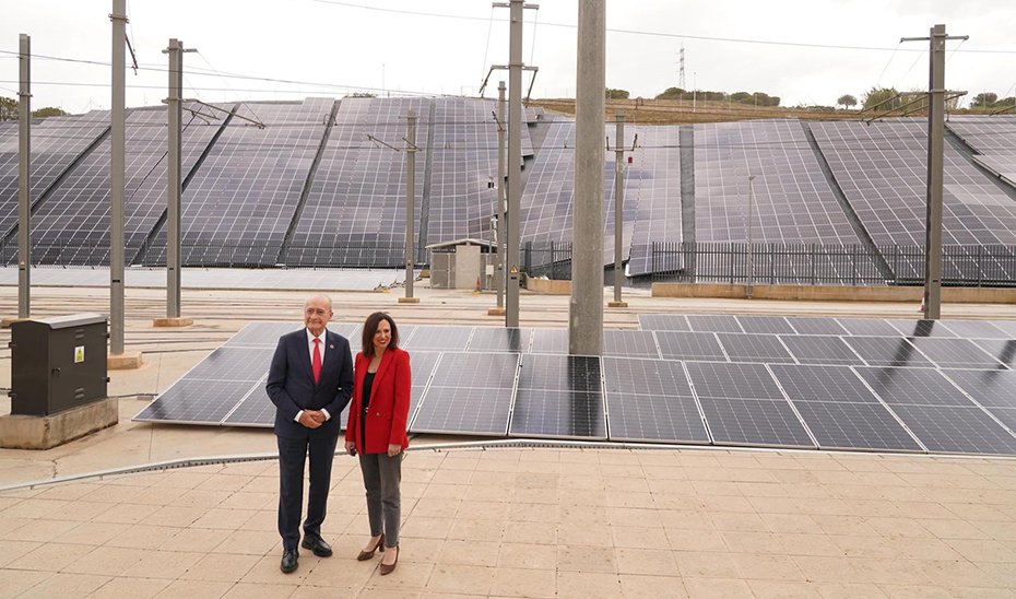 Metro de Málaga alcanza el 27% de autoconsumo de energía con su planta solar fotovoltaica.