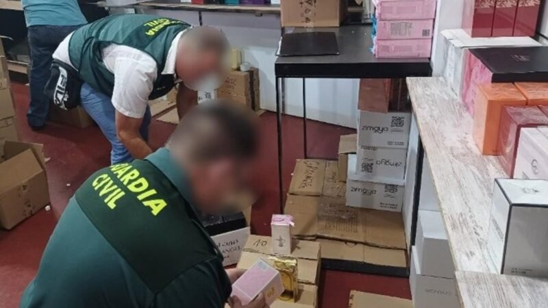 A disposición judicial un individuo por delito contra la propiedad industrial en un polígono de Ogíjares (Granada)