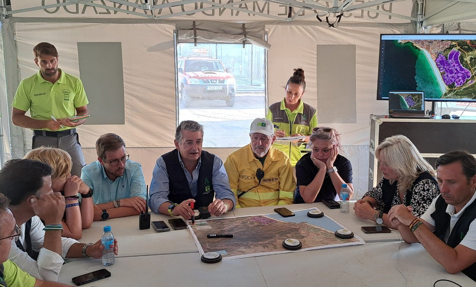 Desactivada fase de emergencia del Plan Infoca en Cádiz por incendio forestal en Tarifa