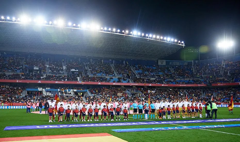 La Rosaleda de Málaga será sede de la semifinal España-Suecia en la Nations League Femenina.