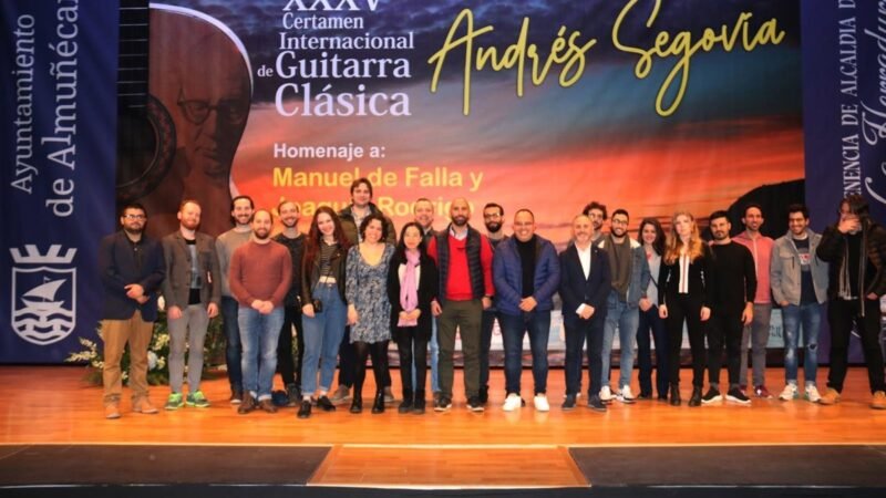 Comienza el 40º Certamen de Guitarra Clásica Andrés Segovia en Granada con 17 inscritos de 13 países.