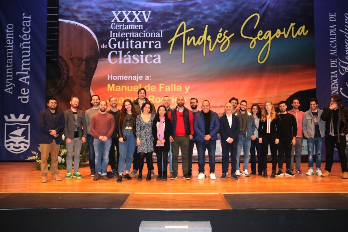 Comienza el 40º Certamen de Guitarra Clásica Andrés Segovia en Granada con 17 inscritos de 13 países.
