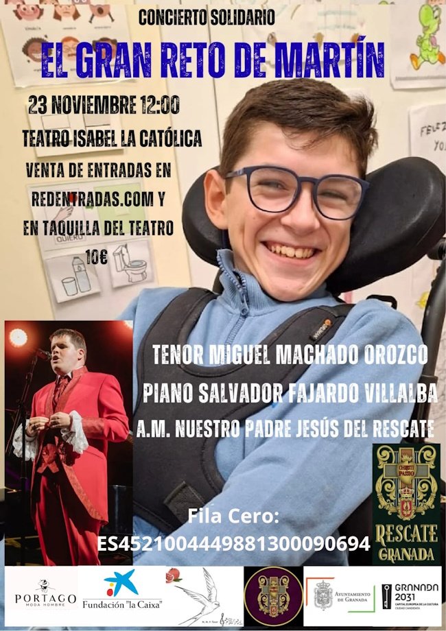 Concierto solidario, El gran reto de Martín