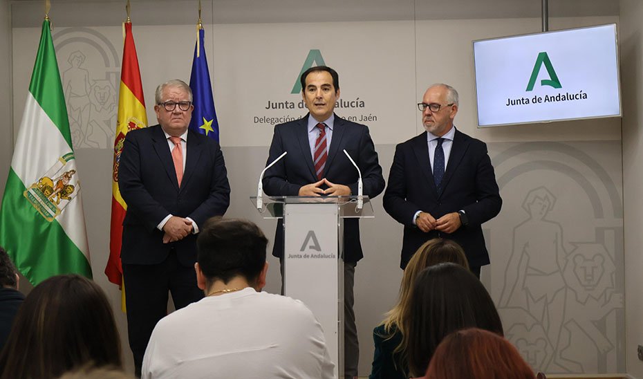 Las obras de la Ciudad de la Justicia de Jaén iniciarán en 2026, según el consejero José Antonio Nieto.