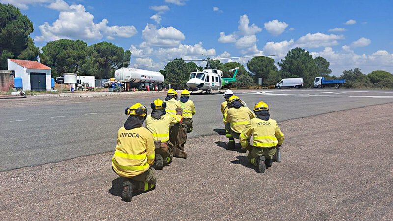 Andalucía autoriza apertura de helipuerto en Córdoba para Plan Infoca