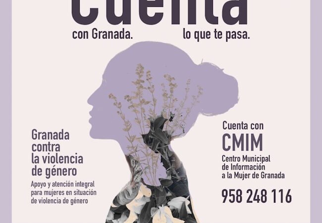 Campaña de sensibilización contra la violencia de género en Granada: Cuenta con nosotros.