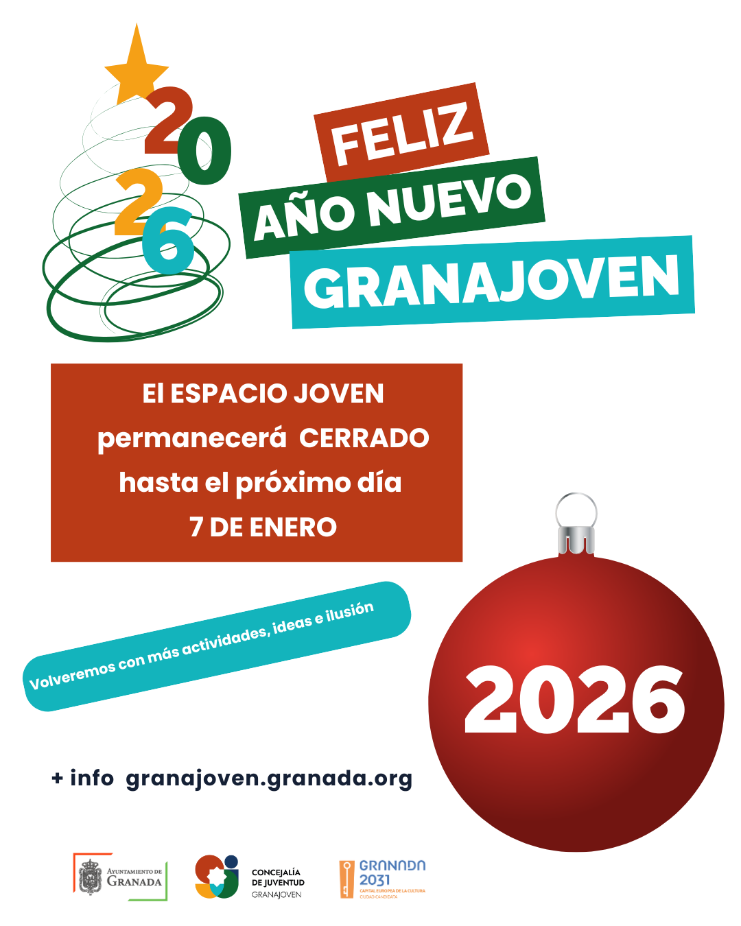 ESPACIO JOVEN – Cierre por A�o Nuevo