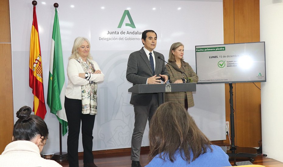 La Junta de Andalucía inicia la obra en la Ciudad de la Justicia de Cádiz el 15 de diciembre