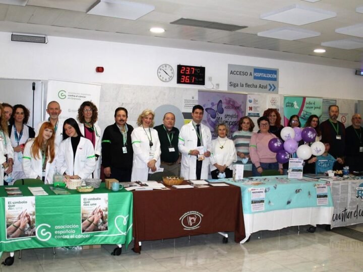El Hospital Clínico San Cecilio y asociaciones de pacientes unidos contra el cáncer