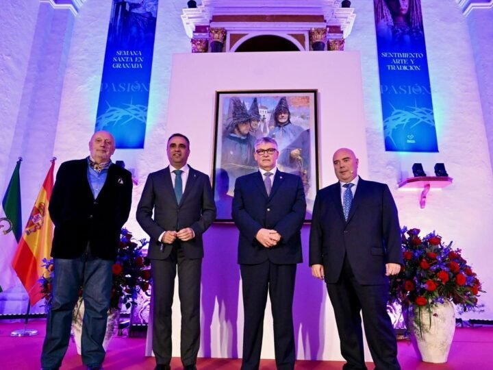 El presidente de la Diputación de Granada presenta al pregonero de la Semana Santa 2026 en la provincia