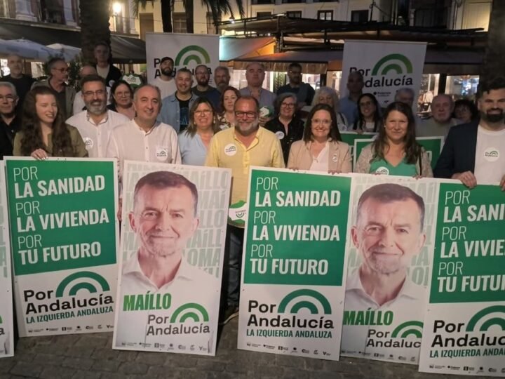 Por Andalucía inicia campaña electoral con llamado a votar por la clase trabajadora.